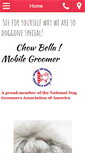 Mobile Screenshot of chowbellagrooming.com